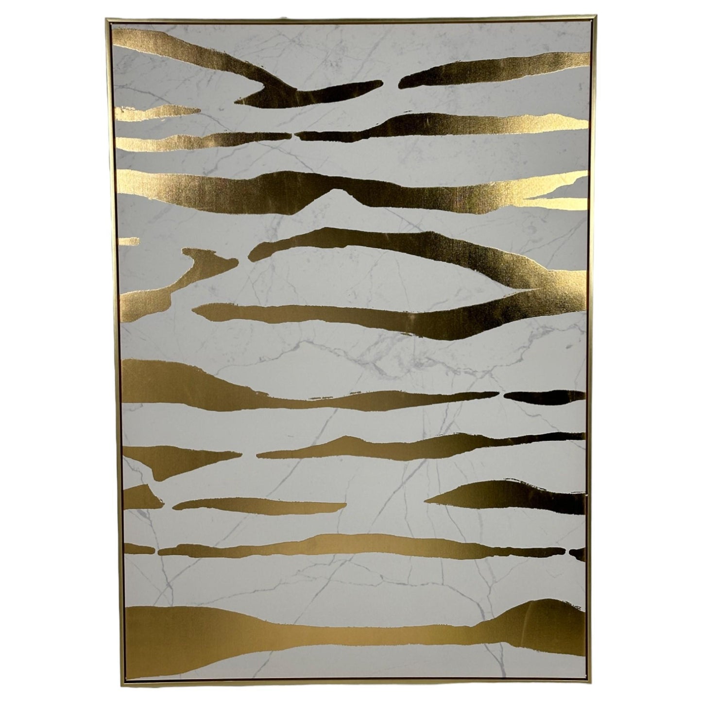 CUADRO ABSTRACTO LINEAS GOLD