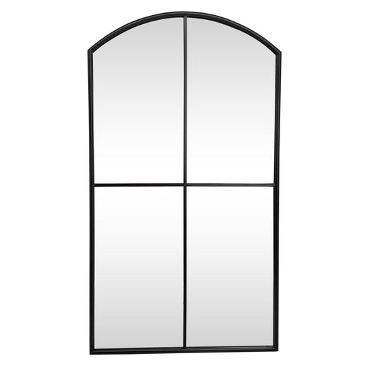 ESPEJO ARCO VENTANA NEGRO