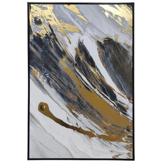 CUADRO NEGRO/GOLD/WHITE