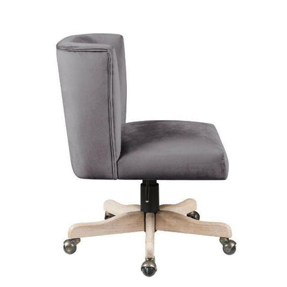 SILLA CLIASCA GRIS TELA VELVET