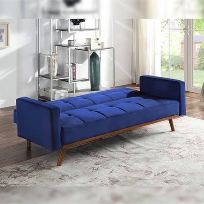 SOFA CAMA TANITHA AZUL VELVET