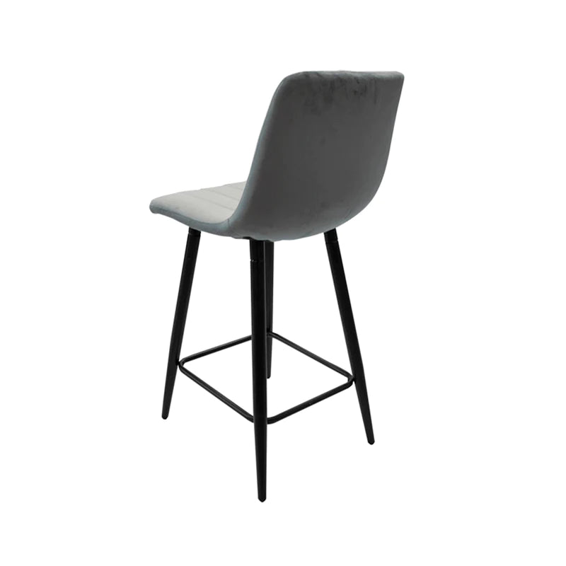 SILLA DESAYUNADOR GRIS VELVET