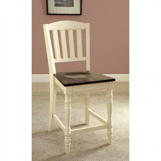 SILLA DESAYUNADOR MADERA BLANCA