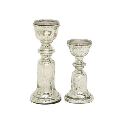 CANDELABROS 2PZS TRADICIONAL VIDRIO